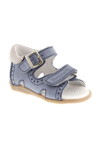 romagnoli chaussures garçon de couleur bleu