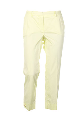 nuni pantacourts femme de couleur jaune