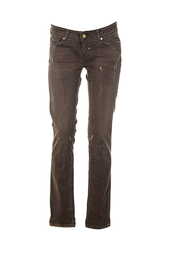 salsa jeans femme de couleur marron