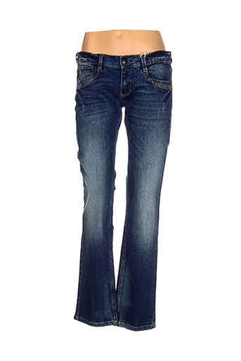 freeman t.porter jeans femme de couleur bleu