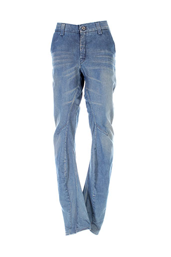 g star jeans homme de couleur bleu