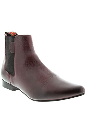pepe jeans chaussures femme de couleur rouge