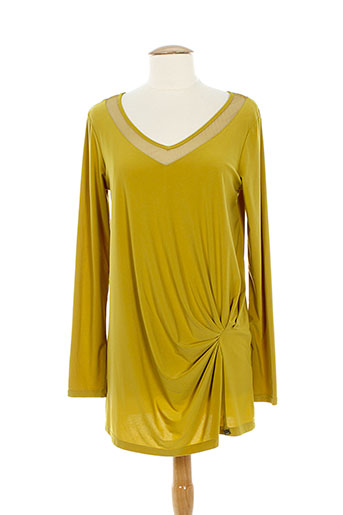 3322 tuniques femme de couleur jaune (photo) 3322 tuniques femme de couleur jaune (photo)