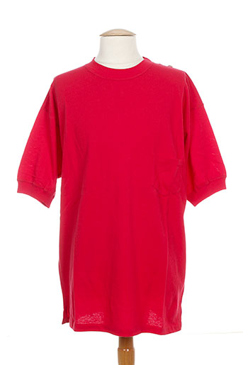united cotton t-shirts homme de couleur rouge