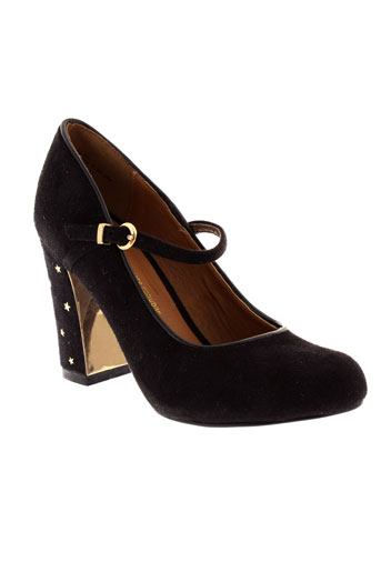 chocolate schubar chaussures femme de couleur noir