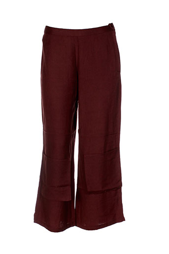 chadia pantacourts femme de couleur rouge