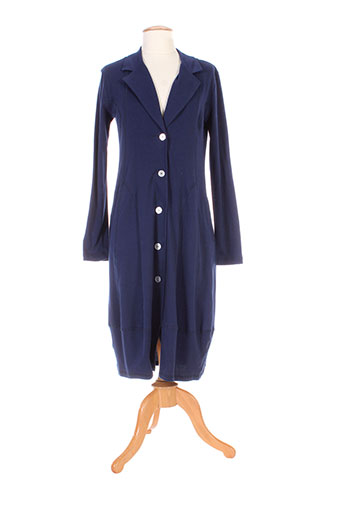 3322 manteaux et longs femme de couleur bleu (photo) 3322 manteaux et longs femme de couleur bleu (photo)