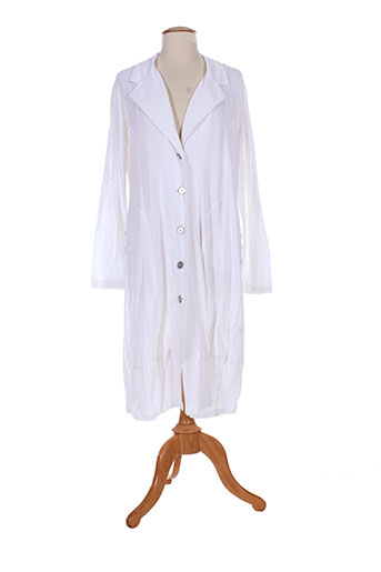 3322 manteaux femme de couleur blanc