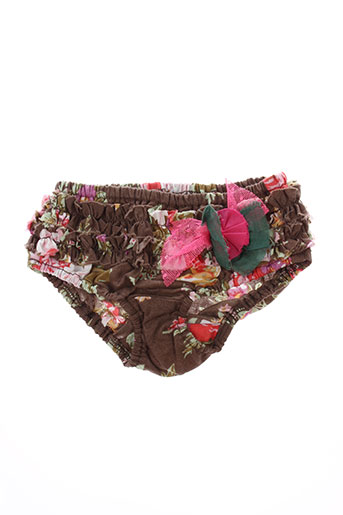 eliane et lena maillots de bain fille de couleur marron