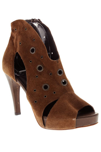 vero cuio chaussures femme de couleur marron