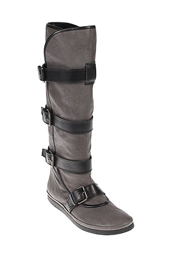 boot shop chaussures femme de couleur gris