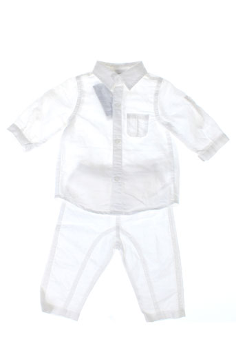 3 et pommes t et shirt et pantalon garcon de couleur blanc (photo) 3 et pommes t et shirt et pantalon garcon de couleur blanc (photo)