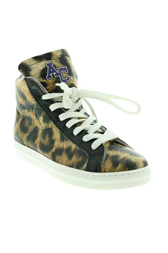 american college chaussures femme de couleur marron