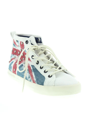 pepe jeans chaussures femme de couleur blanc