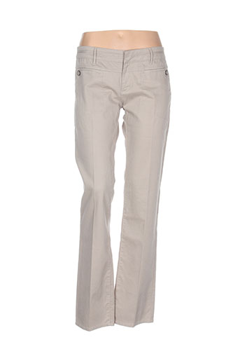 mexx pantalons femme de couleur beige