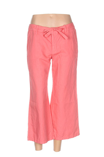 ikks pantacourts femme de couleur rouge