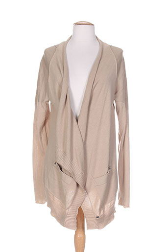 ddp gilets femme de couleur beige