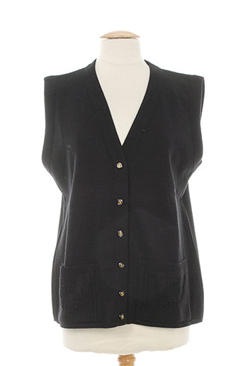 20 et 20 gilet femme de couleur noir (photo) 20 et 20 gilet femme de couleur noir (photo)