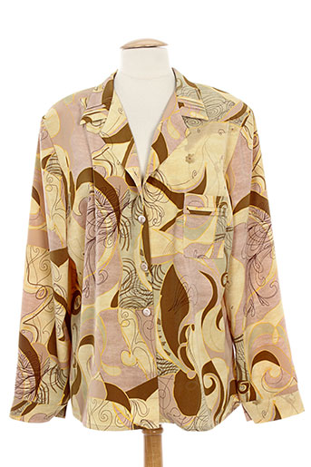20/20 chemises femme de couleur jaune