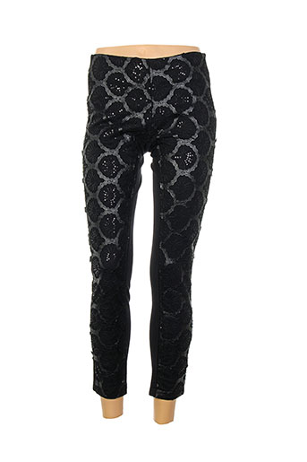 nana nucci pantalons femme de couleur noir