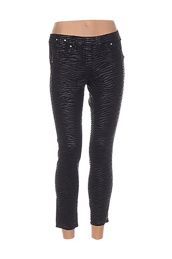 legzskin pantacourts femme de couleur noir