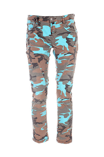 heartless jeans pantalons femme de couleur bleu