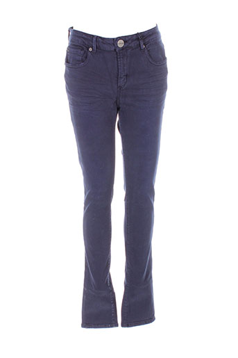 heartless jeans pantalons femme de couleur bleu