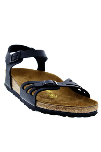birkenstock chaussures femme de couleur noir