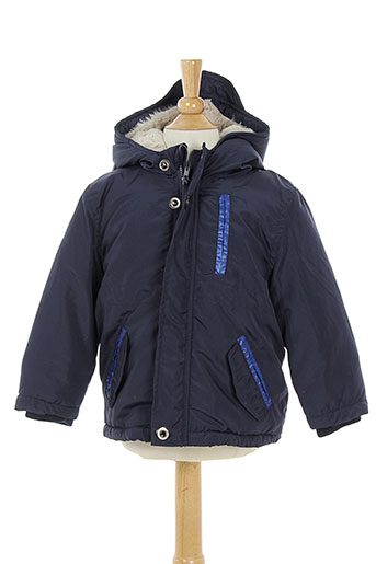 3 et pommes parkas garcon de couleur bleu (photo) 3 et pommes parkas garcon de couleur bleu (photo)