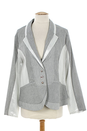 jean gabriel vestes femme de couleur gris