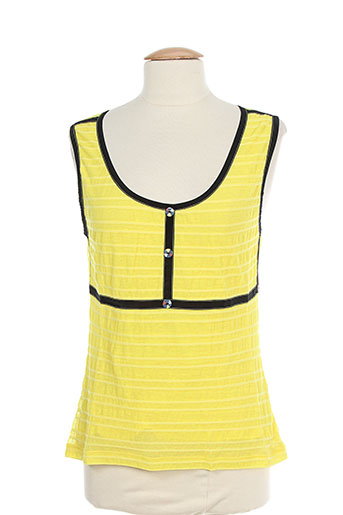 lo! les filles t-shirts femme de couleur jaune