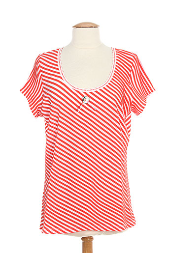 lo! les filles t-shirts femme de couleur rouge