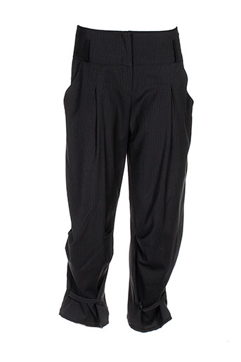 double jeu pantalons femme de couleur marron