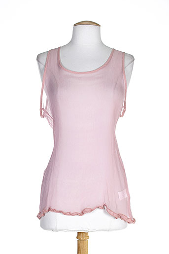 lauren vidal chemises femme de couleur rose