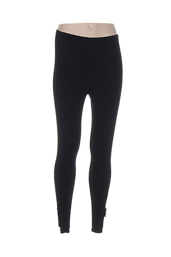 deca pantalons femme de couleur noir