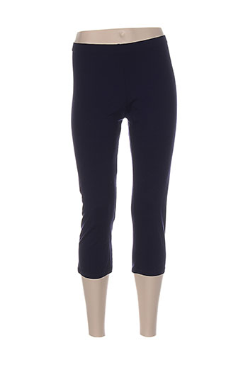 poissons blancs pantalons femme de couleur bleu