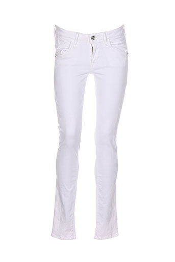 fornarina jeans femme de couleur blanc