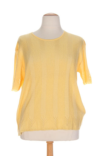 griffon pulls femme de couleur jaune