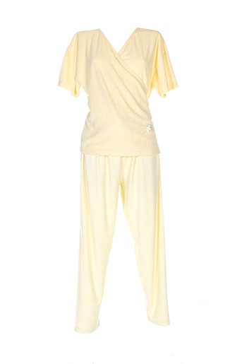 éliane nuit femme de couleur jaune
