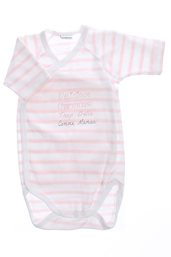 3 et pommes body et 1 fille de couleur rose (photo) 3 et pommes body et 1 fille de couleur rose (photo)