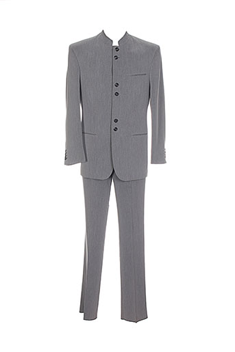 griffe noire ensemble homme de couleur gris