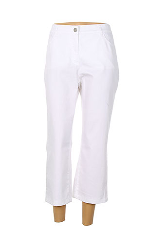 lebek pantacourts femme de couleur blanc