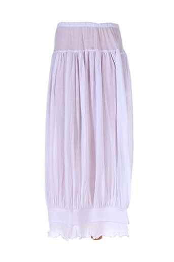 batistame jupes femme de couleur blanc