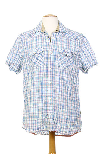 pepe jeans chemises homme de couleur bleu