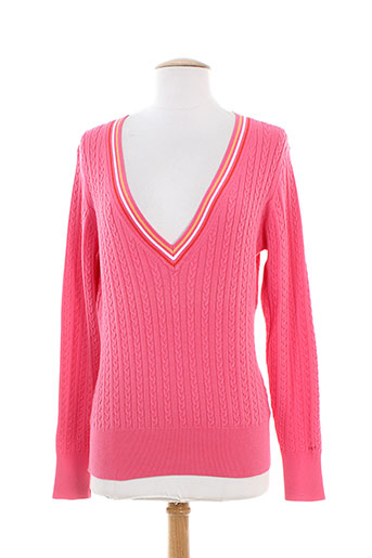 gant pulls femme de couleur rose