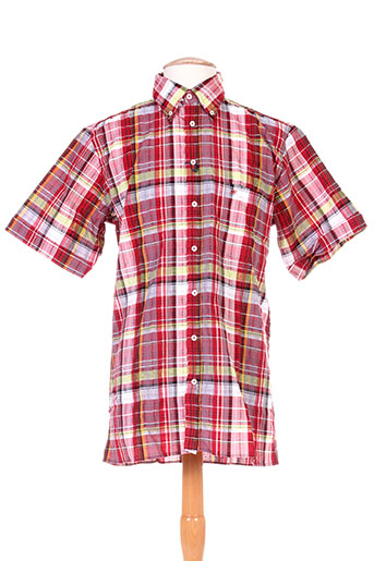 jean chatel chemises homme de couleur rouge