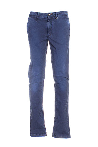 joe san pantalons homme de couleur bleu