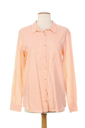 vila chemises femme de couleur orange