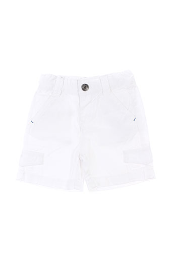 3 et pommes bermudas garcon de couleur blanc (photo) 3 et pommes bermudas garcon de couleur blanc (photo)