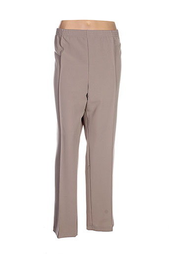 griffon pantalons femme de couleur beige